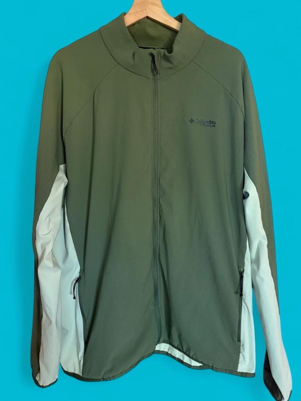 Columbia Men’s Olive Green Full-Zip Jacket